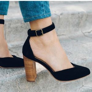 Soludos Suede Collette Heel Size 8